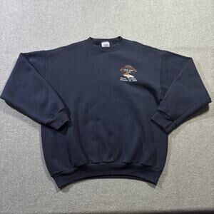 Vtg 1999 Denver Broncos Super Bowl XXXIII Crewneck Sweatshirt Logo 7 Large‎